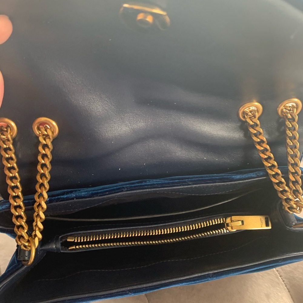 🚫⛔️SOLD🚫SAINT LAURENT Loulou quilted velvet bag - Picture 5 of 14